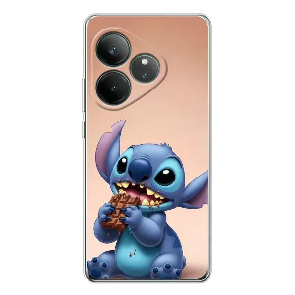 Чехол с рисунком «Стич с шоколадом» для Realme GT Neo 7 Чехол с рисунком «Стич с шоколадом» для Realme GT Neo 7