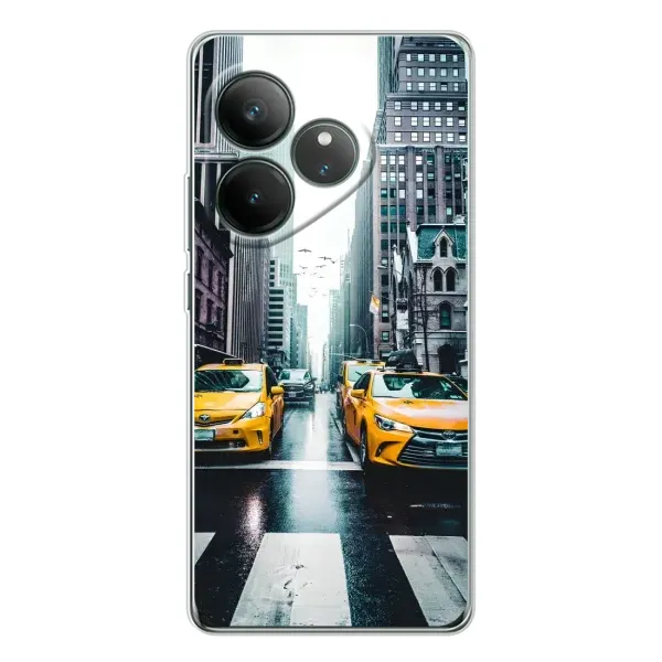 Чехол с рисунком «Такси» для Realme GT Neo 7 Чехол с рисунком «Такси» для Realme GT Neo 7