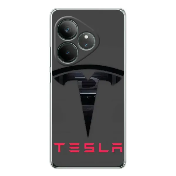 Чехол с рисунком «Logo TESLA» для Realme GT Neo 7 Чехол с рисунком «Logo TESLA» для Realme GT Neo 7