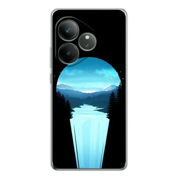 Чехол с рисунком «Синий Водопад» для Realme GT Neo 7