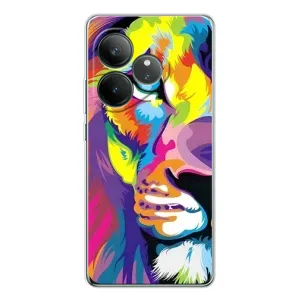 Чехол с картинкой на Realme GT Neo 7 (Яркий Лев)