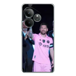 Чехлы Лео Месси в Майами на Realme GT Neo 7 (Золотой мяч Месси)
