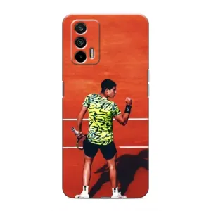 Чехлы с принтом Спортивная тематика для Realme GT (Алькарас Теннисист)