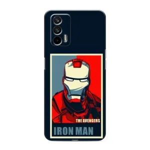 Чехол Супергерой Железный человек на Realme GT (Art Iron man)