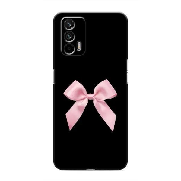 Чехол с рисунком «Бант на черном» для Realme GT Чехол с рисунком «Бант на черном» для Realme GT