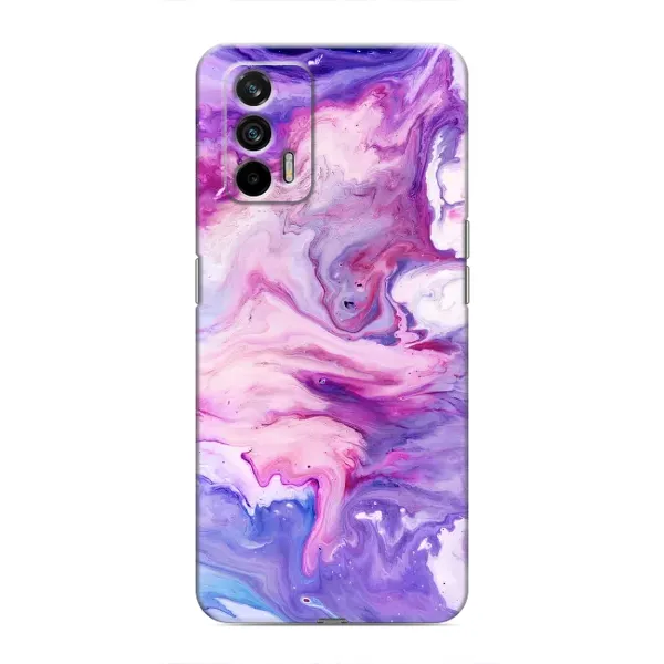 Чехол с рисунком «Фиолетовый мрамор» для Realme GT Чехол с рисунком «Фиолетовый мрамор» для Realme GT