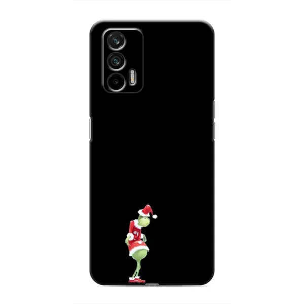 Чехол с рисунком «Гринч на чорном» для Realme GT Чехол с рисунком «Гринч на чорном» для Realme GT