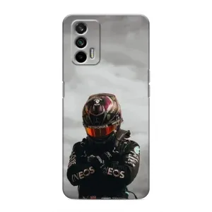 Чехол фильм Формула 1 для Realme GT (Хэмилтон 44)