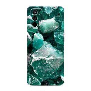 Чехол (Дорого -богато) на Realme GT (Изумруд)