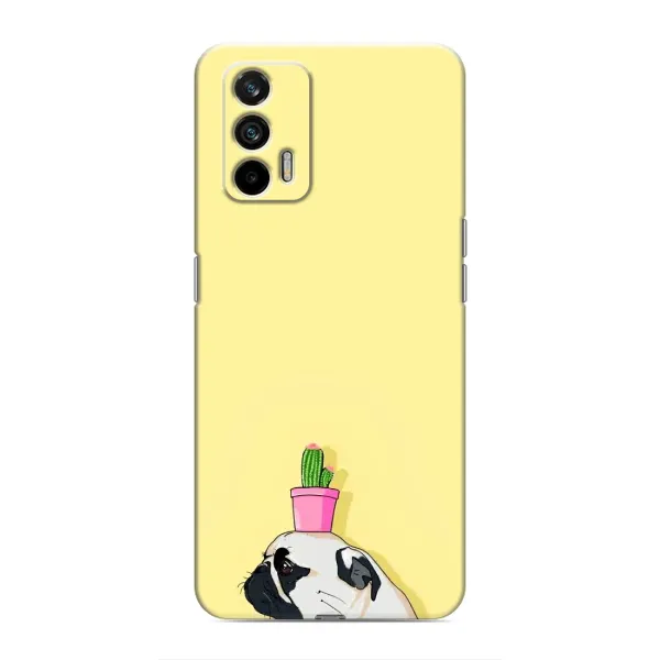Чехол с рисунком «Кактус на голове» для Realme GT Чехол с рисунком «Кактус на голове» для Realme GT