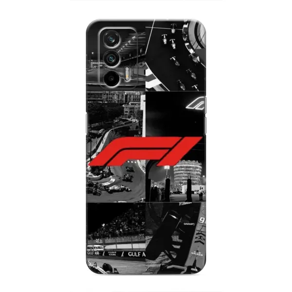 Чехол с рисунком «Коллаж Формула 1» для Realme GT