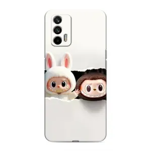Чехол с принтом Лабубу для Realme GT (Фигурки Labubu)