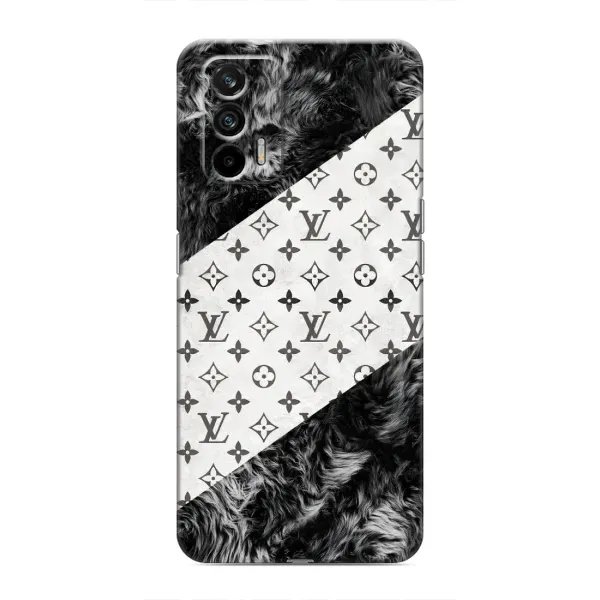 Чехол с рисунком «LV на белом» для Realme GT