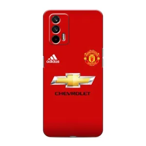 Силиконовые Чехлы принт Футбол на Realme GT (Man United)