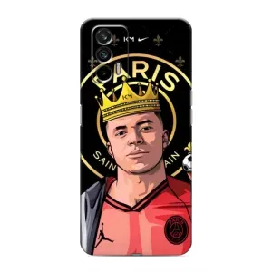 Чехол (TPU) с Футболистом на Realme GT (Mbappe King)