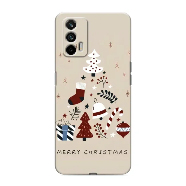 Чехол с рисунком «Merry Christmas» для Realme GT