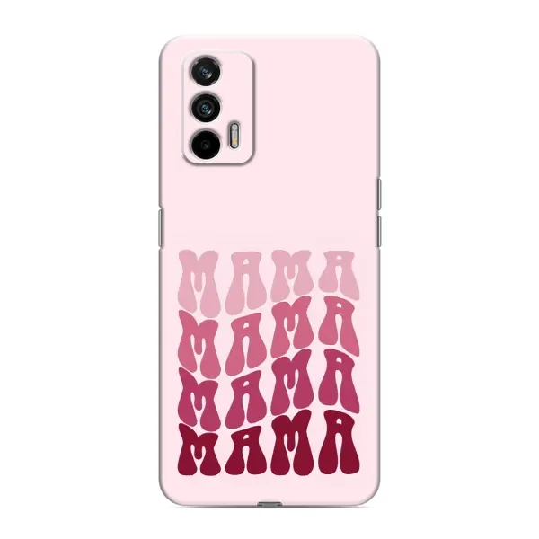 Чехол с рисунком «Надпись мама» для Realme GT Чехол с рисунком «Надпись мама» для Realme GT