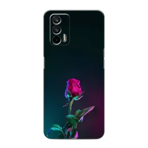 Чохли з принтом Троянд для Realme GT (Нічна троянда)