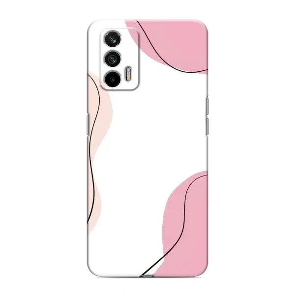 Чехол с рисунком «Розовый фон» для Realme GT