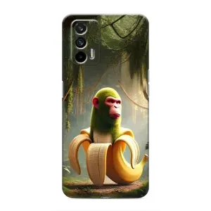 Чехол с мемами тралалело тралала для Realme GT (Шимпанзини бананини)