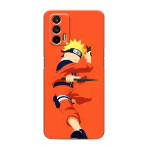 Чехлы с принтом Наруто на Realme GT (Силуэт Наруто)