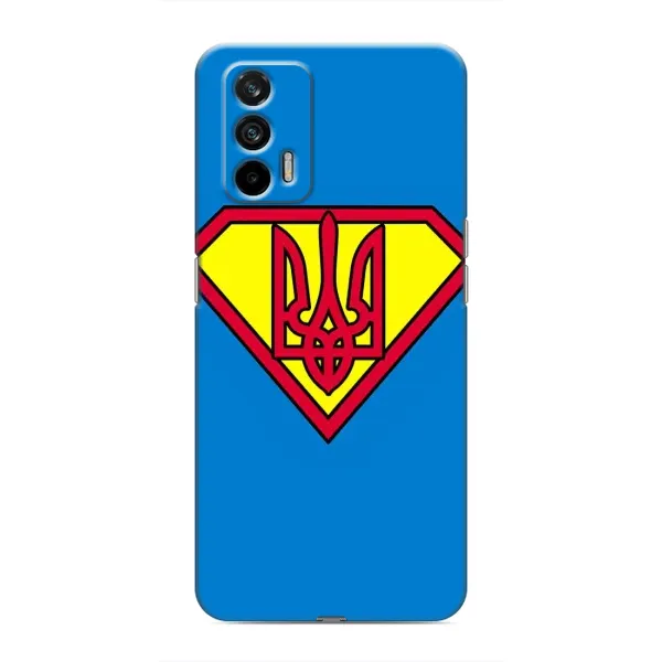Чехол с рисунком «Super - Герб» для Realme GT Чехол с рисунком «Super - Герб» для Realme GT