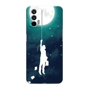 Чохол (ТПУ) з планетами на Realme GT (To The moon)