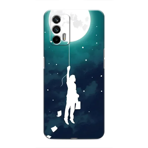 Чехол с рисунком «To The moon» для Realme GT Чехол с рисунком «To The moon» для Realme GT