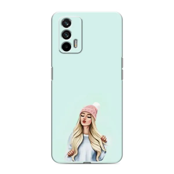 Чехол с рисунком «В шапке» для Realme GT Чехол с рисунком «В шапке» для Realme GT
