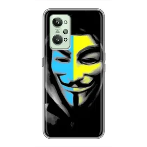 Чехол с Украинской символикой на Реалми ГТ2 (Анонимус патриот)