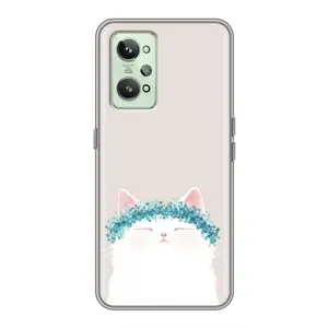 Чохол на тематику: Коти для Realme GT2 (Білий котик)