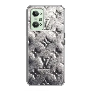Текстурный Чехол Louis Vuitton для Реалми ГТ2 (Бежевый ЛВ)