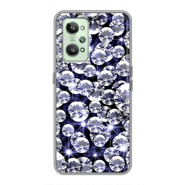 Чехол с рисунком «Бриллианты» для Realme GT2 Чехол с рисунком «Бриллианты» для Realme GT2