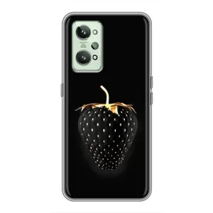 Чохол з зображенням смачної їжі для Realme GT2 (Чорна полуниця)