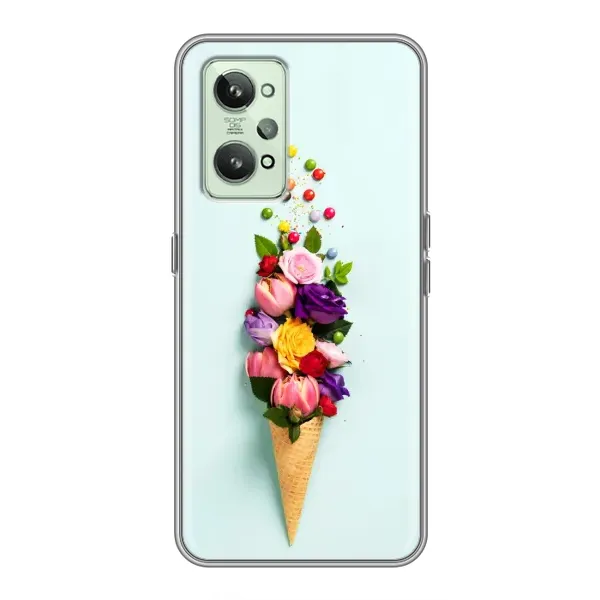 Чохол з малюнком «Квітка-морозиво» для Realme GT2 Чохол з малюнком «Квітка-морозиво» для Realme GT2