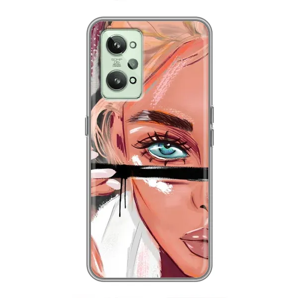 Чехол с рисунком «Девушка и ресницы» для Realme GT2 Чехол с рисунком «Девушка и ресницы» для Realme GT2