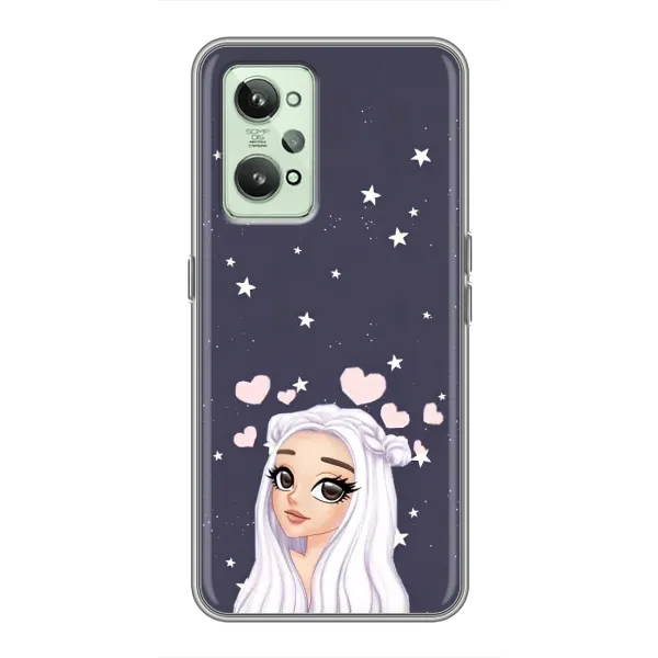 Чехол с рисунком «Девушка и сердечки» для Realme GT2 Чехол с рисунком «Девушка и сердечки» для Realme GT2