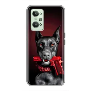 Чохол ДОБЕРМАН для Realme GT2 (Доберман злий)