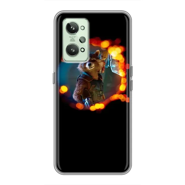Чехол с рисунком «Енот Ракета» для Realme GT2