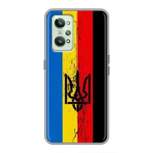 Чехлы УПА (Красно-Чёрный) на Realme GT2 (Флаг УПА)