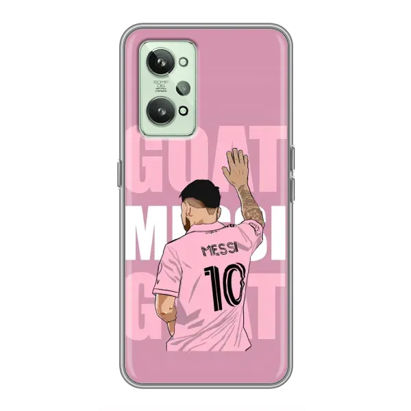 Чехол с рисунком «GOAT MESSI» для Realme GT2 Чехол с рисунком «GOAT MESSI» для Realme GT2