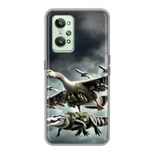 Чохол з мемами траралело тралала для Realme GT2 (Гусіні і крокоділо)