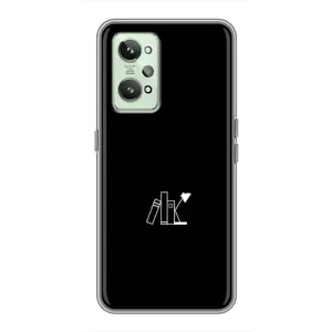 Чехол с картинками на черном фоне для Realme GT2 (Книжки)