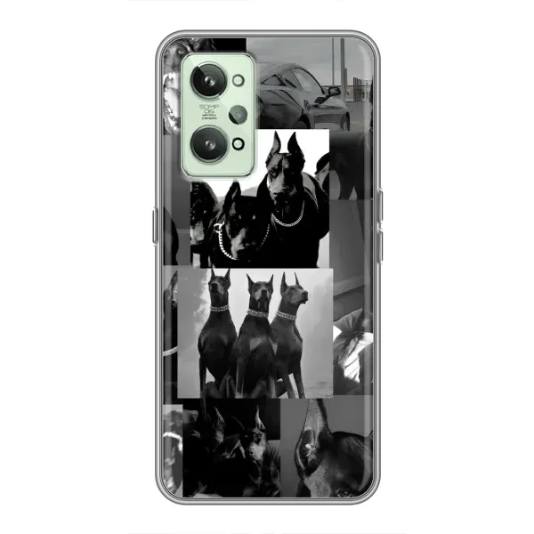 Чехол с рисунком «Коллаж Доберман» для Realme GT2 Чехол с рисунком «Коллаж Доберман» для Realme GT2
