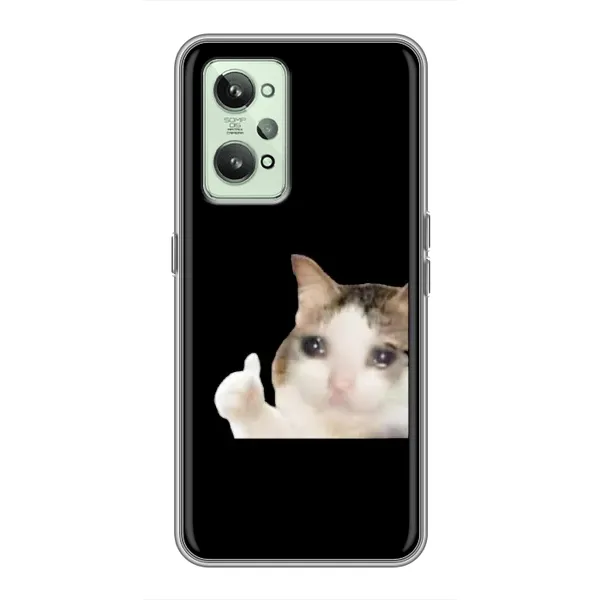 Чохол з малюнком «Кіт у сльозах» для Realme GT2