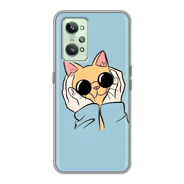 Чехол с рисунком «КОТИК в очках» для Realme GT2 Чехол с рисунком «КОТИК в очках» для Realme GT2