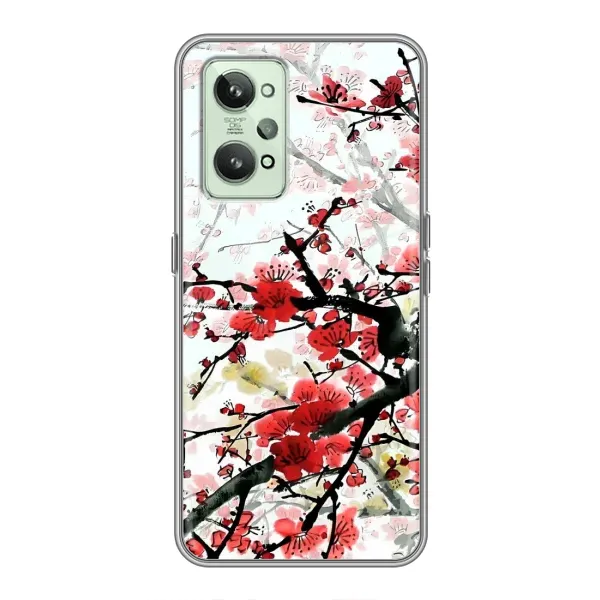 Чехол с рисунком «Красивая Сакура» для Realme GT2 Чехол с рисунком «Красивая Сакура» для Realme GT2