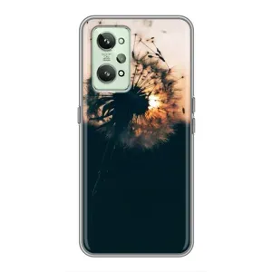 Силиконовый Чехол с одуванчиками на Realme GT2 (Красивый одуванчик)