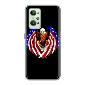 Чохол Прапор USA для Realme GT2 (Крила США)