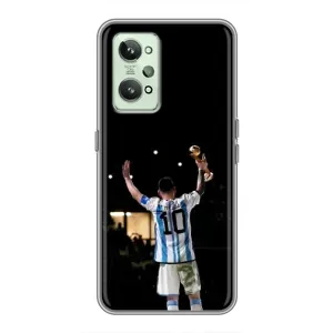 Чехлы Лео Месси Аргентина для Realme GT2 (Лео Чемпион)